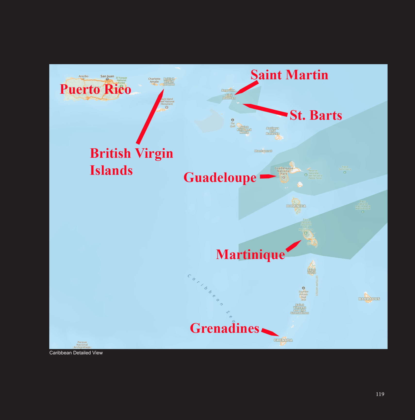 Caribbean Detailed View